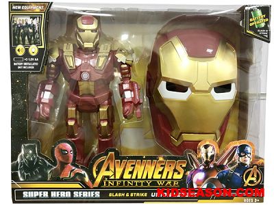 iron man walking robot toy