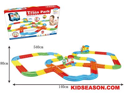 light up train track set