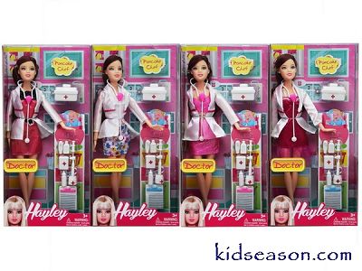 barbie doctor doll set