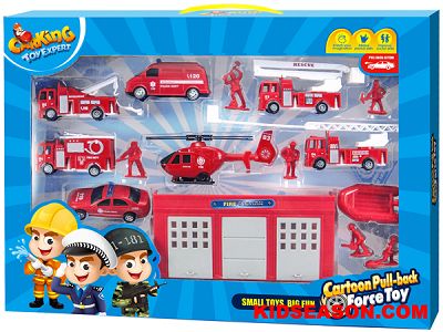 pull back fire truck