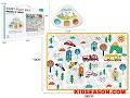 100*70CM MUSIC & LIGHT EDUCATIONAL BABY PLAY MAT